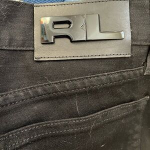 Ralph Lauren Black Label Women's Straight Leg Jeans - Black